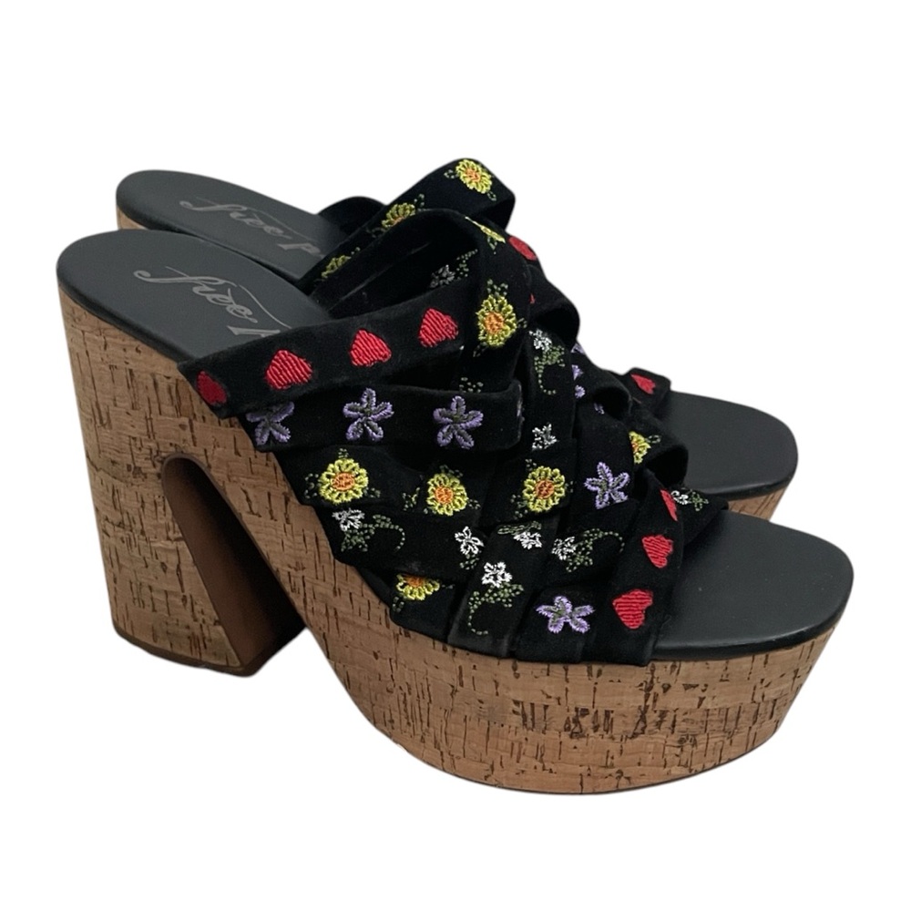 Free People Lisbon Platform Sandals Size 36.5